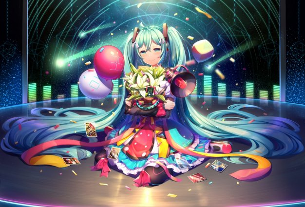 初音未来 衣服 萌 动漫壁纸