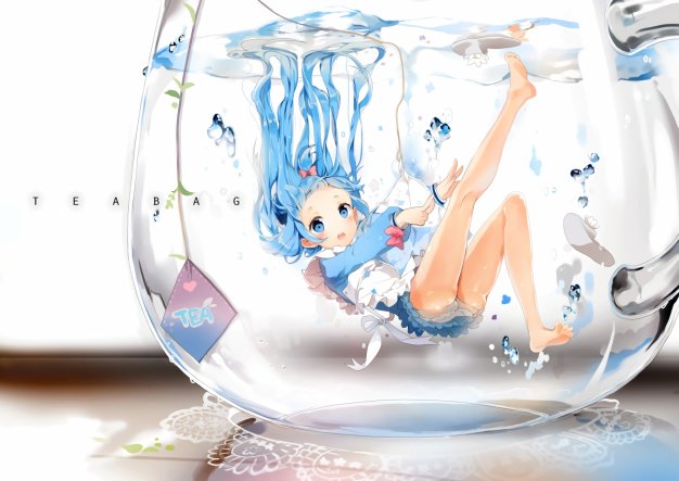 水下可爱小初音未来电脑壁纸