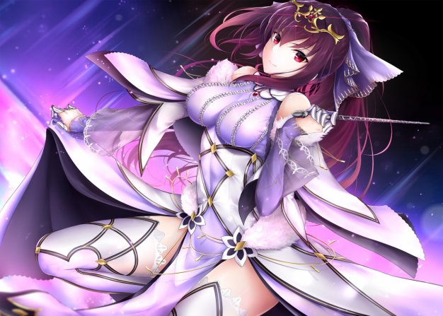 命运fate grand order 红色眼睛动漫美女电脑壁纸