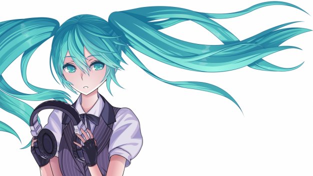 初音未来 简约动漫壁纸