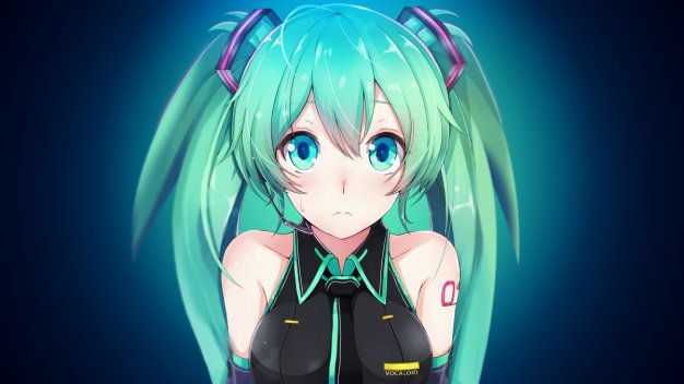 初音未来 大眼睛 Big Eye Miku 动漫壁纸