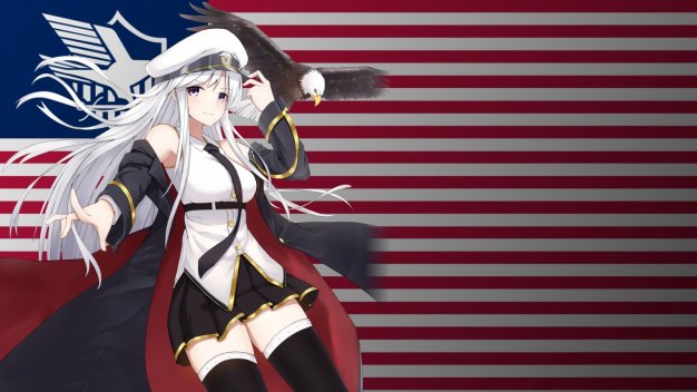 碧蓝航线Azur Lane – Enterprise Eagle Union 壁纸