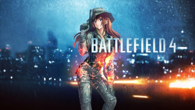 battlefield4动漫美少女电脑壁纸