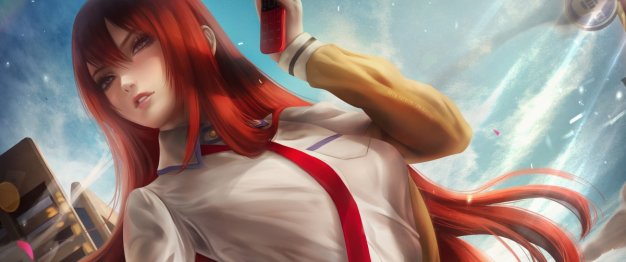 牧濑红莉栖Kurisu Makise 3440×1440带鱼屏壁纸