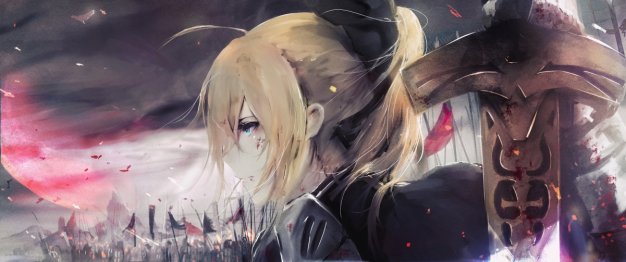 Saber Fate 3440×1440壁纸