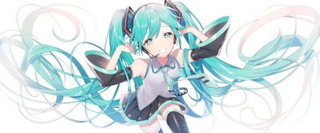 可爱初音3440×1440带鱼屏壁纸