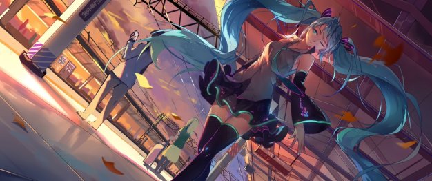 初音未来3440×1440高清壁纸