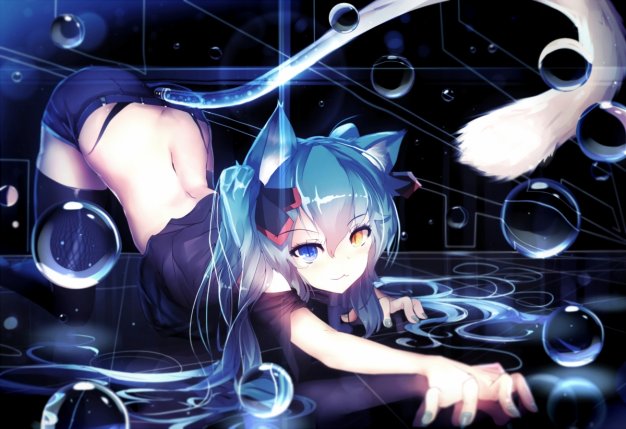 猫儿初音未来动漫壁纸