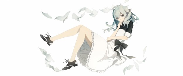 初音少女带鱼屏壁纸3440×1440