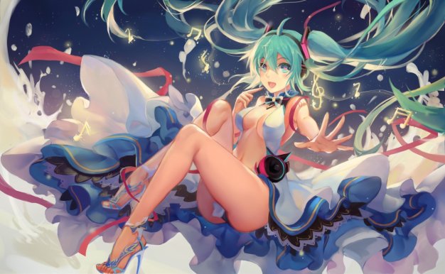 初音未来Miku 牛乳恋 动漫壁纸