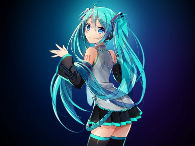 初音未来Hatsune Miku带鱼屏壁纸3440×1440