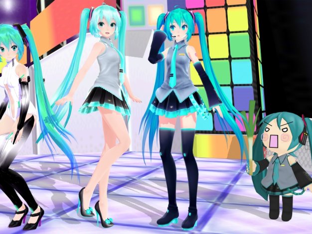 初音未来 Miku Party 电脑壁纸