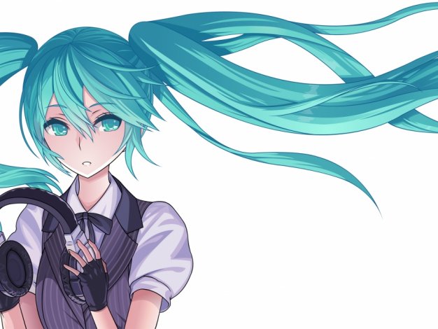 初音未来 简约动漫壁纸