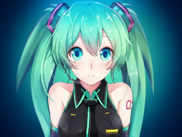 初音未来 大眼睛 Big Eye Miku 动漫壁纸