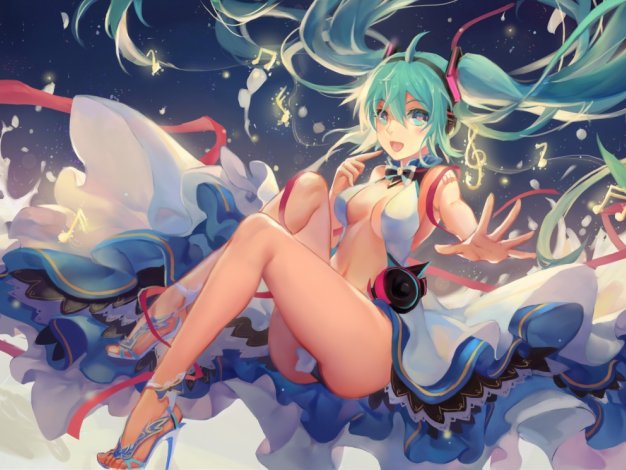 初音未来Miku 牛乳恋 动漫壁纸