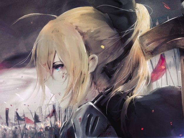 Saber Fate 3440×1440壁纸