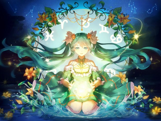 魔法初音高清壁纸