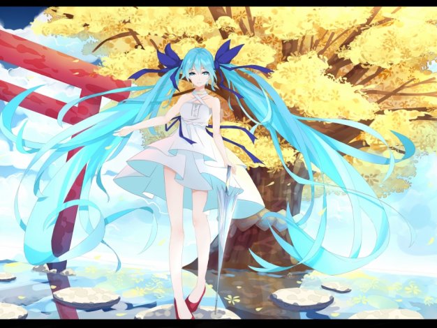 初音未来 VOCALOID 树 水