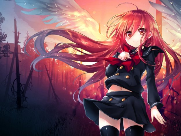 [ UHD] Shakugna no Shana Fire Angel 动漫少女电脑壁纸