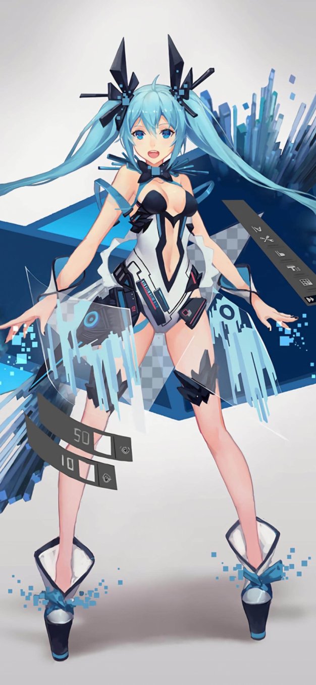 动漫初音未来高清手机壁纸