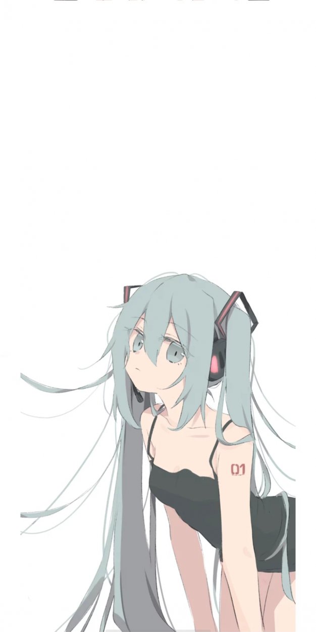 唯美简约初音未来动漫壁纸